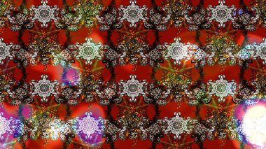 Çiçekler suluboya tarzında kahverengi ve kırmızı renklerde. Raster illüstrasyonunda çiçek deseni çizimi.