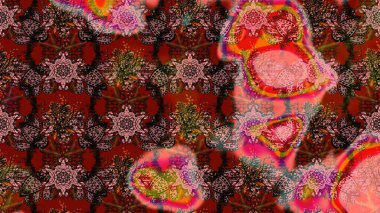 Bahar mevsimi. Nazik romantik baskı. Tatil havası. Raster güzel bir çiçek deseni çiziyor..