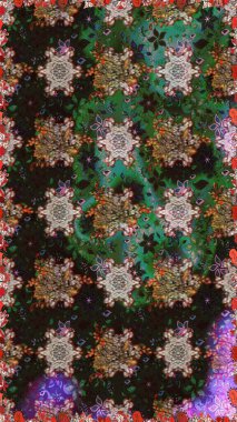 Çiçeğin suluboya çizimlerinin mükemmel deseni. Suluboya kusursuz desen. Dekorasyon ve tasarım için güzel bir desen. Eski model. Raster illüstrasyonu. Moda yazdırma.