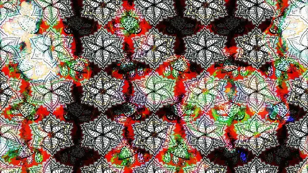 Modern stil dokusu. Çiçek desenli raster, nötr çizgi grafik deseni soyut raster arkaplan.