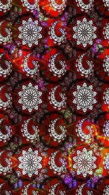 Çiçek desenli eskiz, yaz çiçekleri. Düz Çiçek Elementleri Tasarımı. Renkli Bahar Teması eskiz kalıbı. Kahverengi ve siyah renkte çiçekler.