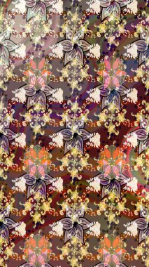 Sabıka fotoğraflarında, bebek kıyafetlerinde, duvar kâğıtlarında, paket kutularında falan kullanılabilir. Zarif, parlak ve eskiz kahverengi ve nötr çiçek deseni tasarımı.