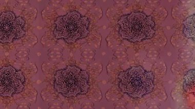 Renkli unsurlarla hareketli arka plan görüntüleri. Çiçekler. Eski model. Bayrak tarzı. Video kaydı. Şablon. Döngü. Kusursuz.. 