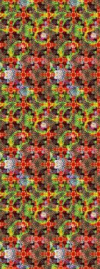 Raster Güzel kumaş deseni. Çiçek arkaplan ile soyut zarafet çizim deseni.