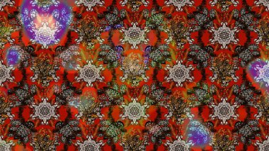 Kahverengi ve kırmızı renklerde. Çiçekli tebrik kartı. Çiçek arkaplan. Raster illüstrasyonu. Doğum günü kartı ya da düğün davetiyesi. Suluboya çiçek buketi.