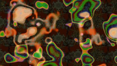 Chichi 'nin kumaş kalıbını çiz. Düz Çiçek Elementleri Tasarımı. Raster illüstrasyonu. Çiçek deseni. Renkli Bahar Teması çizim şablonu.