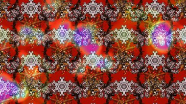 Kahverengi ve kırmızı renkte güzel çiçekler, suluboya desenli, duvar kağıdı, kart ya da kumaş için fayanslı eskizler. Raster..