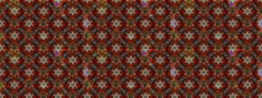 Çiçek ve yapraklı çiçek deseni. Raster illüstrasyonu. Küçük çiçekli şirin desen.