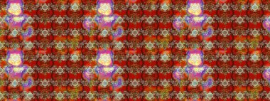 Raster suluboya çiçek deseni, narin çiçekler, kahverengi ve kırmızı çiçekler, tebrik kartı şablonu. Güzel kumaş deseni.