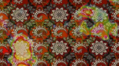 Simple cute pattern in small-scale flowers. Raster illustration. Floral sketch background for textile or book covers, manufacturing, wallpapers, print, gift wrap and scrapbooking.