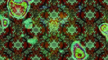 Küçük yeşil ve kahverengi çiçekli oldukça eski bir besin torbası deseni. Tekstil, kumaş, kapaklar, duvar kağıtları, baskı, naylon, koleksiyon defteri, örgü, dekupaj için güzel bir eskiz. Millefleurlar.