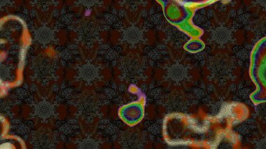 -Kahverengi ve gri çiçekler. Raster deseni. Çiçek kompozisyonu. Çiçek kolajı. Küçük çiçekte güzel bir desen var. Çiçek arkaplan. Doğa.