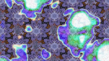 Düz Çiçek Elementleri Tasarımı. Renkli Yaz Temalı eskiz kalıbı. Sevimli çiçek raster deseni. Modaya uygun kumaş deseni.