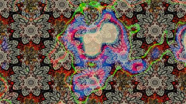 Çiçekli karalama şeklinde Raster çiçek deseni. Yumuşak, yaz çiçekli arka plan. Gri ve nötr renkte çiçekler.