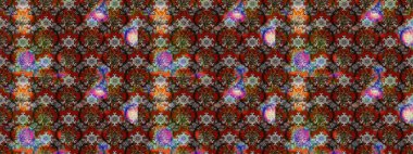 Kahverengi ve gri renkli çiçekler. Raster illüstrasyonu. Çizim çiçek deseni duvar kağıdı için kullanılabilir.