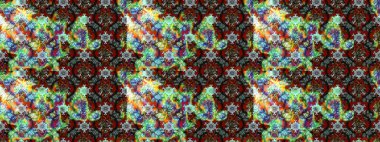 Çiçekli çizim şekli. Düz Çiçek Elementleri Tasarımı. Yeşil ve kahverengi renkli çiçekler. Renkli Bahar Teması çizim şablonu.