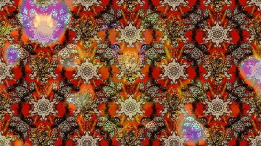 Çiçek kompozisyonu, el boyası, hassas şablon. Üst manzara, yumuşak stil. Sevgililer günü ve tebrik kartı konsepti için şık bir davetiye. Kahverengi ve bej renkte manzaralı çiçek deseni.