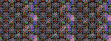 Modern stil dokusu. Çiçek desenli raster, nötr ve siyah çizgi grafik deseni soyut raster arkaplan.