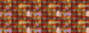 Kahverengi ve bej renkli çiçekler. Renkli Bahar Teması eskiz kalıbı. Düz Çiçek Elementleri Tasarımı. Çiçekle çizim deseni.