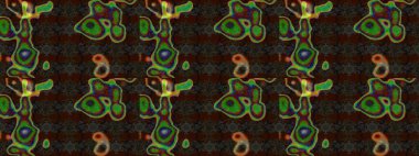 Çiçekli çiçek deseni, suluboya. Düz Çiçek Elementleri Tasarım Raster illüstrasyonu. Kahverengi ve gri renkli çiçekler. Renkli Bahar Teması çizim şablonu.