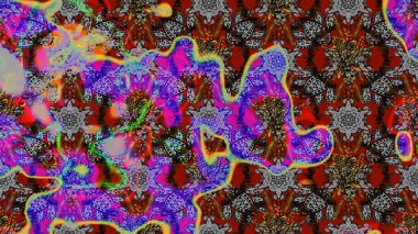 Yaz çiçekleri teması. Gri ve kahverengi renkler. Klasik çiçekler. Suluboya resim taklit Raster çizimi. El çizimi soyut süslü elementler.