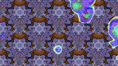 Düz Çiçek Elementleri Tasarımı. Renkli Yaz Temalı eskiz kalıbı. Güzel kumaş deseni. Raster illüstrasyonunda çiçek deseni çizimi.