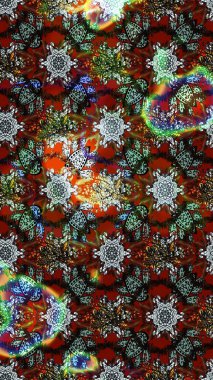 Güzel kumaş deseni. Raster illüstrasyonundaki çiçek desenli çizim. Gri ve kahverengi renklerde. Raster illüstrasyonu.