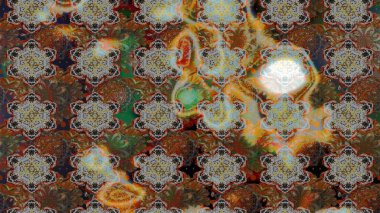 Karalama çiçekleri çizim kalıbı. Raster deseni. Sanat esinlenir ve gri renkli çiçekler ve arkasında iz bırakır. Kahverengi ve gri el çizimi desen.