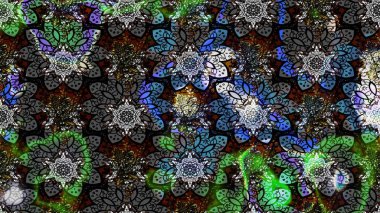 Küçük çaplı çiçeklerdeki basit şirin desenler. Tekstil veya kitap kapakları, imalat, duvar kağıtları, baskı, hediye paketi ve yapıştırma kitabı için çiçek eskizi geçmişi. Raster illüstrasyonu.