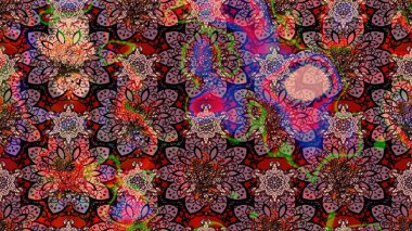 Simple cute pattern in small-scale flowers. Raster illustration. Floral sketch background for textile or book covers, manufacturing, wallpapers, print, gift wrap and scrapbooking.