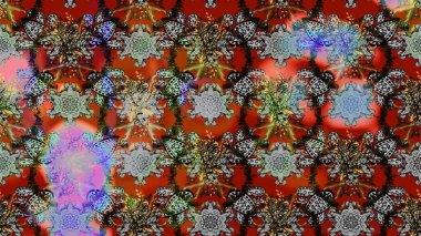 Tekstil, tebrik kartı, boyama kitabı, telefon kılıfı baskısı için kullanılabilir. Etnik Mandala süsü. Raster Henna dövme stili. Hint çiçekli desenli şal desenli..