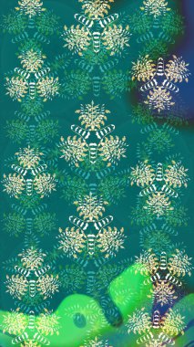 Küçük renkli çiçekler. Robot resim. Moda baskıları için zarif bir şablon. Çiçekli bahar çiçekleri. Motley illüstrasyonu. Küçük çiçekte şirin desenler.