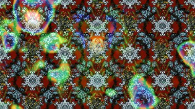 Düz Çiçek Elementleri Tasarımı. Yazdır. Güzel kumaş deseni. Renkli Yaz Temalı eskiz kalıbı. Raster çiçekli arka plan. Güzel çizim şekli..