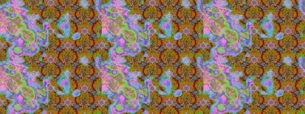 Süslü kumaş deseni. Raster deseni. Çiçekli çiçek deseni, suluboya..