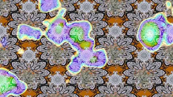 Güzel kumaş deseni. Güzel suluboya yaz çiçekleri deseni..