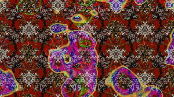 Organik elementler. Suluboya etkisi. Botanik çizim kalıbı. Raster deseni.