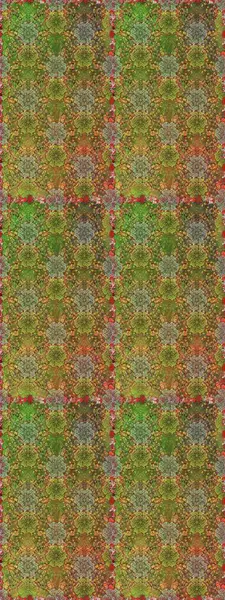 Sevimli çiçek raster deseni. Kahverengi ve yeşil renkli çiçekler. Renkli Yaz Temalı Kusursuz Arkaplan. Düz Çiçek Elementleri Tasarımı.