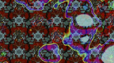 Küçük çiçekte hoş bir çiçek deseni var. Parlak çiçekli kahverengi ve gri renkler üzerine soyut çizim deseni. Çiçek elementli zarif raster dokusu..