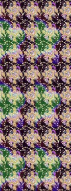 Raster illüstrasyonu. Güzel kumaş deseni. Bahar çiçekli güzel bir çiçek deseni..