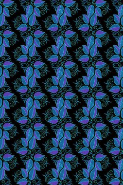 Nazik, narin çiçek arkaplanı. Çiçekli karalama şeklinde Raster çiçek deseni. Hoş renklerde çiçekler.