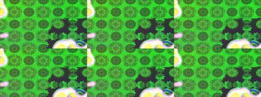 Hand drawn abstract fancy elements. Summer blooming theme. Watercolor painting imitation Raster illustration. Vintage flowers. Green and gray colors.