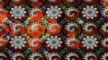 Kahverengi ve siyah renkli çiçekler. Raster düz çiçek çizim deseni. Tasarım hediye paketi, tebrik kartları, posterler ve afiş tasarımı.