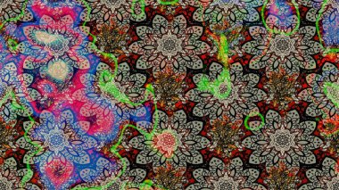 Vadinin gri ve nötr renklerinde çiçekleri. Çiçeksel çizim kalıbının çizimi.