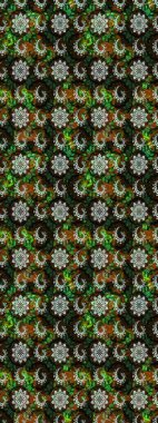 El yapımı çiçek ve bitki koleksiyonu. Raster illüstrasyonu. Eskiz tarzı siyah ve kahverengi renkler. Şirin karalamalı çiçek desenli çizim. Raster illüstrasyonu.