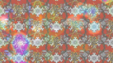 Sevimli küçük çiçek desenle. Raster resim. Çiçek desenli çiçek ve yaprakları ile.