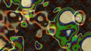 Hediye ambalaj kağıdı, tebrik kartları, posterler ve pankart tasarımı. Raster düz çiçek çizim deseni. Kahverengi ve gri renkte çiçekler.