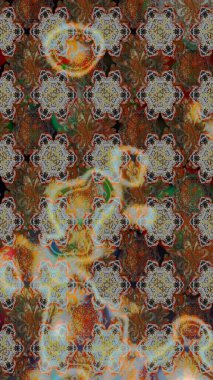 Çocuk stili. Çiçekli eskiz arkaplanı. Renkli Bahar Teması eskiz kalıbı. Düz Çiçek Elementleri Tasarımı.