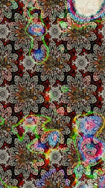 Renkli Bahar Teması eskiz kalıbı. Düz Çiçek Elementleri Tasarımı. Güzel çiçek deseni. Gri ve nötr renkte çiçekler.