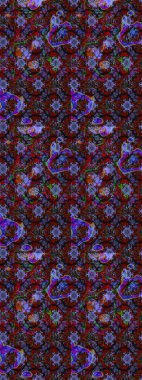 Raster çiçek desenli çiçek deseni, yapraklar, dekoratif elementler, sıçrama, lekeler, el çizimi kontur çizgileri ve Doodle çizim stili, grafik raster çizim çizimi.