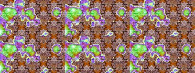 Suluboya çizimi. El çizimi. Tarafsız ve kahverengi renkte çiçekler. Çiçekli çizim deseni.